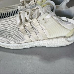 Adidas White and Cream Sneakers